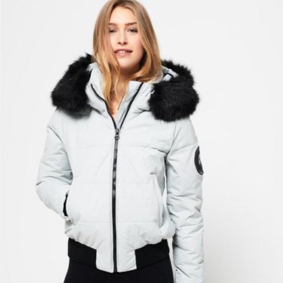 Superdry WOMEN DOWN Jacket RESCUE GLACIER Fur Hood SKI EVEREST ELLA SKIING SNOW - Picture 1 of 13